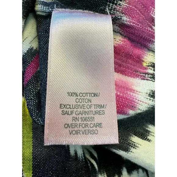 Calypso St. Bart Sheath Dress Embroidered, Beading Tassels V-Neck Women's M - Picture 11 of 11